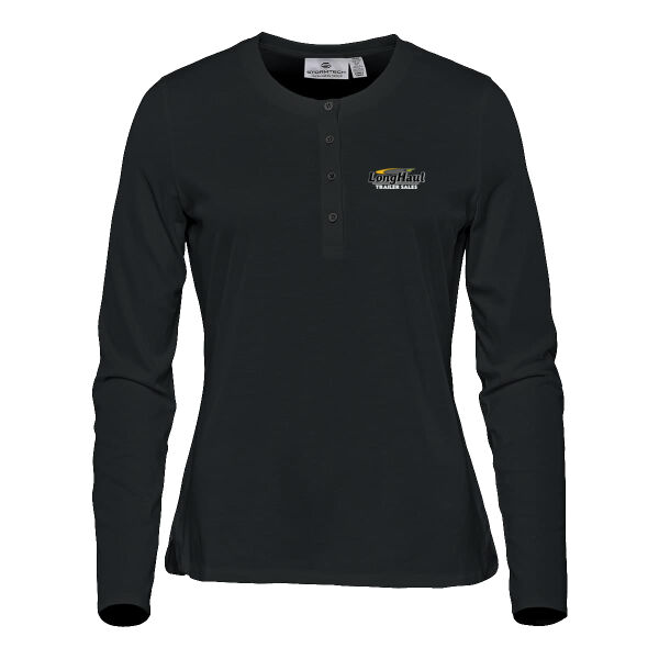 Women's Torcello Long Sleeve Henley Thumbnail
