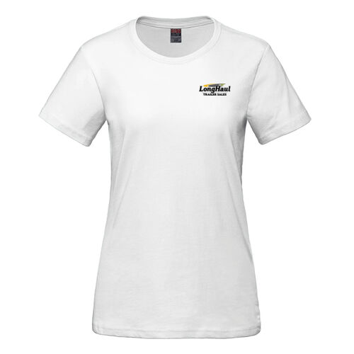 Crewneck Tee - Ladies - White Thumbnail