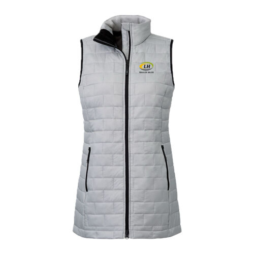 Ladies TELLURIDE Packable Insulated Vest - Silver Thumbnail